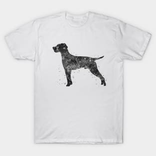 hungarian vizsla dog black and white T-Shirt